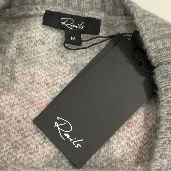 Rails Virgo Grey Tie Dye Sweater A2 - Picture 8 of 12